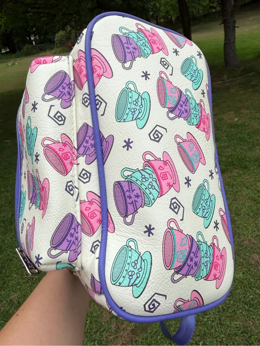 Disney Parks Loungefly Alice in Wonderland Mad Tea Party Teacups Backpack NWT